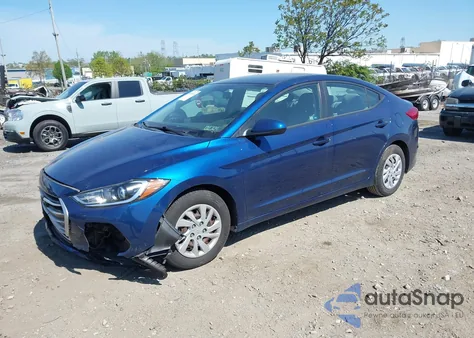 2018 Hyundai Elantra Se from USA, damaged, VIN 5NPD74LF6JH287837